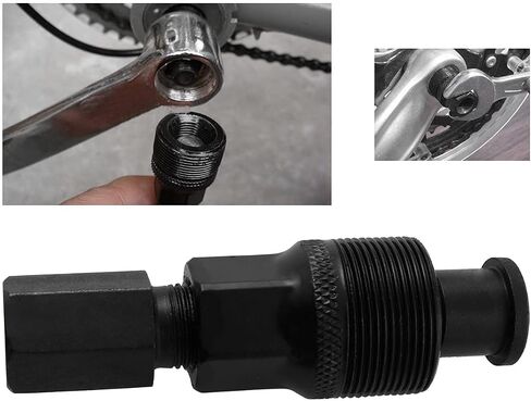 LQ Industrial Crank Arm Puller Bike Crankset Wrench Remover Crank Extractor Puller Repair Puller Removal Tool with Removable Head in Saudi Arabia