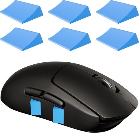 Mouse GRIPZ مع شريط - أسافين مريحة منسوجة لفئران ألعاب الكمبيوتر الشخصي لراحة اليد وقبضة المخلب | سهل التطبيق | لاصق قوي in Saudi Arabia