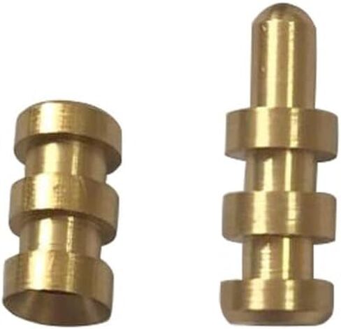 YXQ Table Leaf Dowels Pins Metal Length 1.18'' Furniture Bolt Connectors Table Top Leaf Alignment Pin Hardware Set of 15 in Saudi Arabia