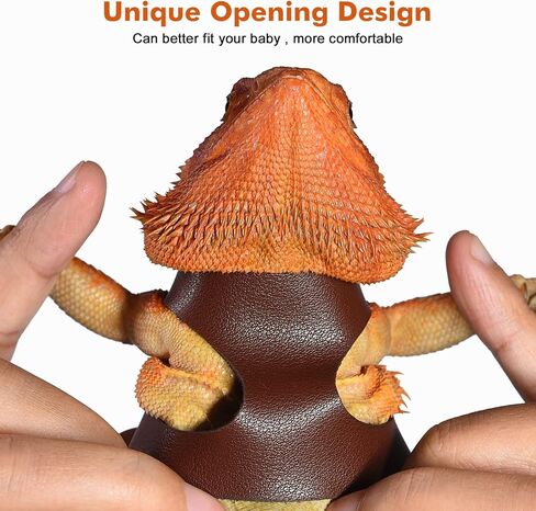 سرج مقود سحلية التنين الملتحي، حزمة من 4 مقاسات، سرج حيوانات صغير قابل للتعديل للزواحف والحيوانات الأليفة الصغيرة (حقيبة مدرسية) in Kuwait