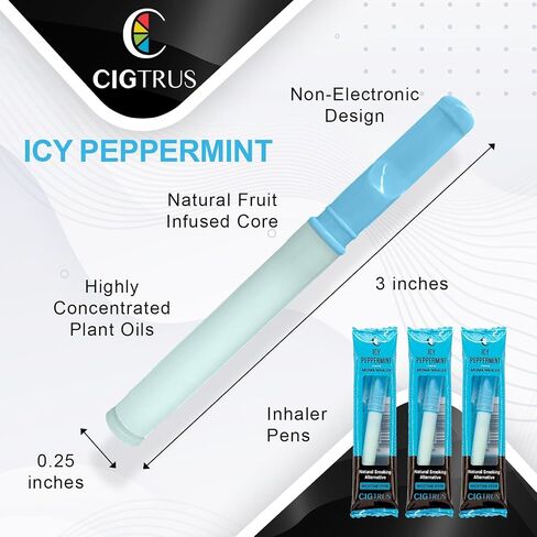 Smokeless Air Inhaler - Natural Smoking Alternative | Tobacco-Free, Nicotine-Free, & Non-Electric | Oral Fixation Relief - Quit Smoking Aid & Stop Vaping Aid | Variety Pack - 4 Flavors in Saudi Arabia
