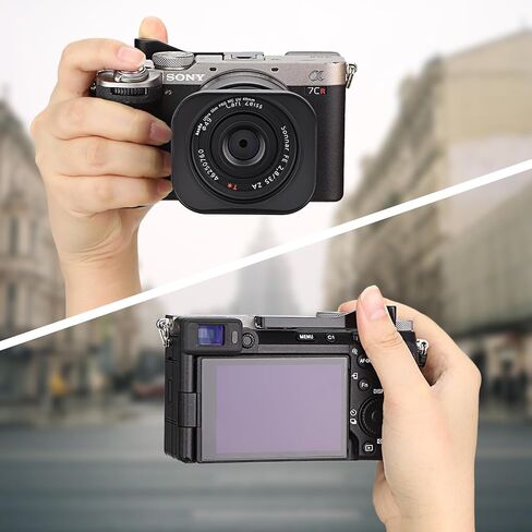 مقبض يد معدني من Haoge مزود بمسند للإبهام لهاتف Sony α7CII,Alpha 7CII,ILCE-7CII,A7CR ملحقات كاميرا فضية THB-A7CII-S in Saudi Arabia