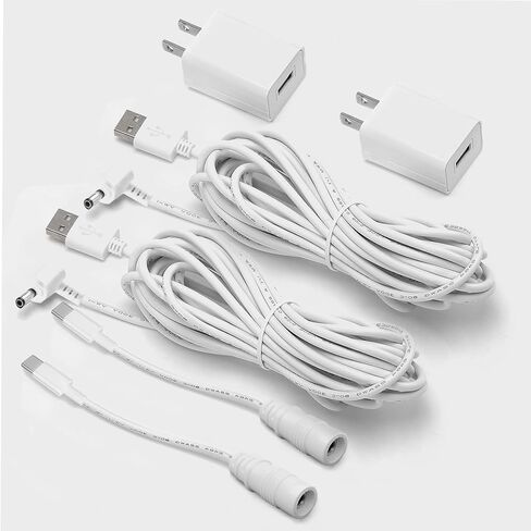 Adapter Charger for Ring Stick Up Cam Battery/Plug-in 3rd Gen/2nd & Ring Pan Tilt Stick Up Camera,Spotlight Cam, Ring Spotlight Cam Plus/Pro Indoor/Outdoor Weatherproof Charging Cable Power Cord 6FT in Saudi Arabia