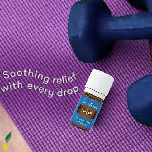 يونج ليفنج - مزيج الزيوت العطرية بان أواي 5 مل | يخلق إحساسًا بالبرودة والتهدئة لاستعادة العضلات | راحة ما بعد التمرين | دعم النشاط البدني in Kuwait