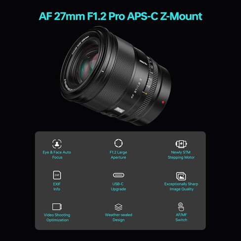 VILTROX 20 مم f2.8 لكاميرا Nikon Z، عدسة تركيز تلقائي STM بإطار كامل لحامل Nikon Z، عدسة زاوية واسعة رئيسية لـ Z5 Z50 Z6 Z6Ⅱ Z7 Z7Ⅱ ZFC Z30 Z9 Z8 in Saudi Arabia