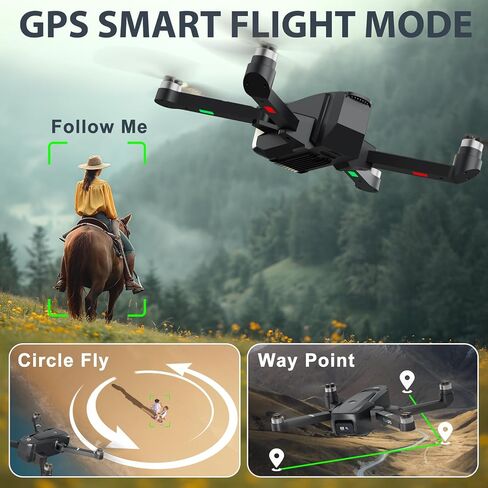 Drone with Camera Brushless Motor Drones for Adults Beginners 2 Cameras FPV RC Quadcopters Foldable Motorized Adjustable 1080P UAV APP Control 3D Flips Easy to Fly Toys Carrying Bag in Saudi Arabia