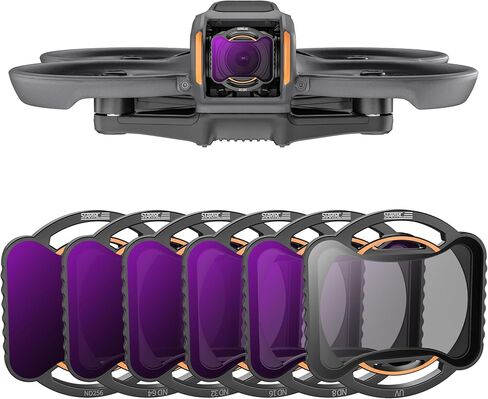 STARTRC 4 Pack ND8 ND16 ND32 ND64 Filters Set for DJI Avata 2 FPV Drone, Neutral Density Camera Lens Portect ND Filter in Saudi Arabia