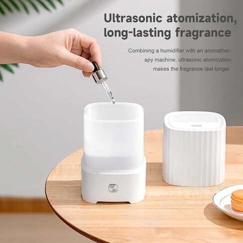 Flame Fire Diffuser Humidifier，7 Colors Changing Oil Diffuser，200ml Capacity Visual Water Level line Aromatherapy humidifier，Suitable for Living Room, Bedroom, Office.(Black) in Saudi Arabia