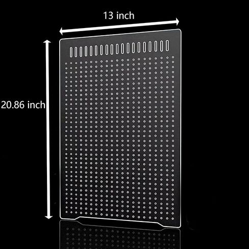 ONE Set Clear Fish Tank Divider Board (Include Suction Cups) DIY Designed Easy to Cut and Assemble for 5 Gallon or 10 Gallon Tank 11.8inch*11.8 inch (White Protective Film) in Saudi Arabia