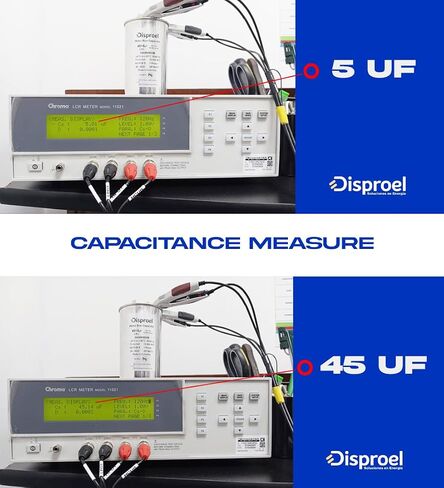 مكثف مكيف هواء مزدوج التشغيل 45/5 μF 370/440V | مكثف HVAC لمكيف الهواء ومحرك المروحة والمضخة الحرارية والمكثف 3444005WB in Saudi Arabia