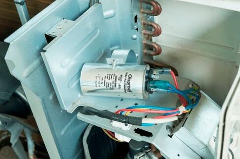 مكثف مكيف هواء مزدوج التشغيل 45/5 μF 370/440V | مكثف HVAC لمكيف الهواء ومحرك المروحة والمضخة الحرارية والمكثف 3444005WB in Saudi Arabia
