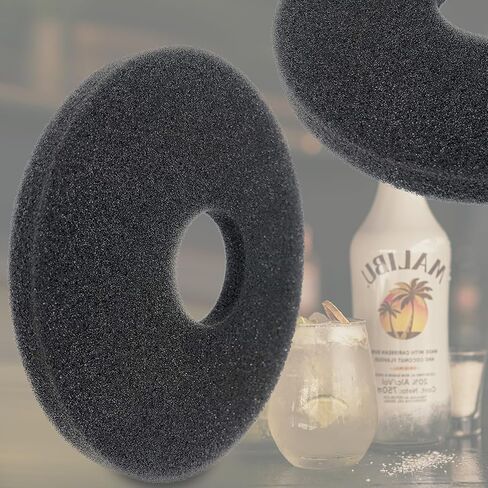 9 Pcs Bar Rimmmer Sponges, Bartender Tool for Margarita Salt Rimmer Set, Salt Rimmer for Cocktails, Salt Trays, Rimmers for Drinks, Margarita Glasses Salted Rim in Kuwait