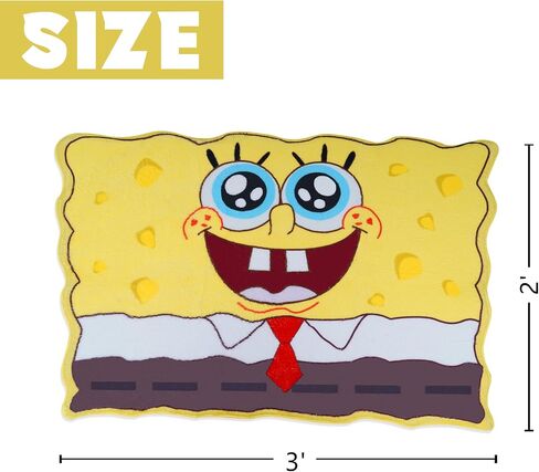 Cute Cartoon Rug 2x3 Funny Cool Small Area Rugs for Kids Bedroom Living Room Kitchen Dorm Non Slip Machine Washable Soft Home Decor Unique Gift for Kids in Saudi Arabia