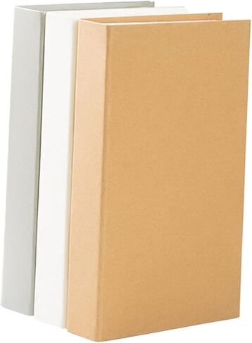 Zerodeko 3 Pcs Prop Book End Table Decor Decorative Book Stack Decorative Books for Home Decor Faux Display Books Tabletop Book Ornaments Rustic Decor Office Accessories Dining Table Paper in Kuwait