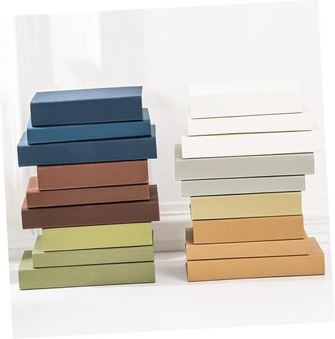Zerodeko 3 Pcs Prop Book End Table Decor Decorative Book Stack Decorative Books for Home Decor Faux Display Books Tabletop Book Ornaments Rustic Decor Office Accessories Dining Table Paper in Kuwait