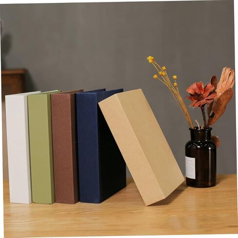 Zerodeko 3 Pcs Prop Book End Table Decor Decorative Book Stack Decorative Books for Home Decor Faux Display Books Tabletop Book Ornaments Rustic Decor Office Accessories Dining Table Paper in Kuwait
