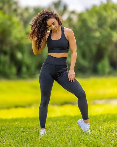 Women's Premium Sports Bra Criss-Cross Back - Soft, High Elastic, Comfortable Everyday Bra for Yoga, Gym, Workout in Saudi Arabia