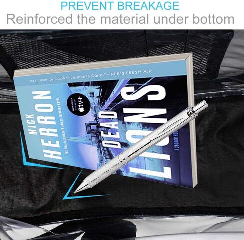 17" Flip Top Clear Backpack, Stadium Approved 3Pcs Set, Heavy Duty Transparent Bookbag for Gym/Concert (Black) in Saudi Arabia