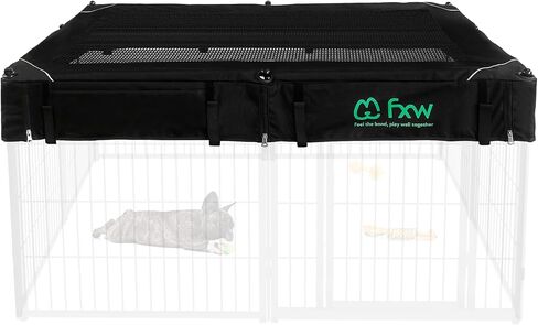 FXW Exclusive Mesh Top Cover (Playpen Not Included!!!), Only Compatible with FXW 32"/40"/45" H 8 Panels Playpen │Patent Pending in Saudi Arabia