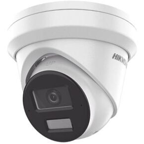 HIKV DS-2CD2343G2-IU 2.8mm 4MP ACU Sense Fixed Turret PoE IP Camera with Built-in Mic, IR 98ft Night Vision, IP67, Built-in SD Card Slot, WDR, H.265+, Compatible with Hikvision NVR