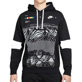 Nike Mens Pullover AR Basketball Hoodie (Standard, X-Large, Black)
