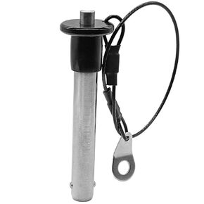 BokWin 1 Pcs Stainless Steel Quick Release Pin 8mm-41mm Ball Lock Pins with Button with 24cm Wire
