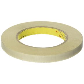 3M 361 Shiny Silver Glass Cloth Aluminum Tape, 0.5" width x 60yd length (1 roll)