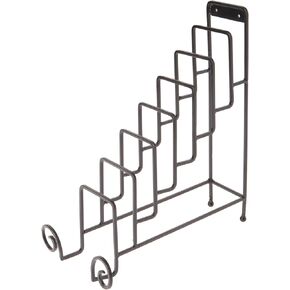 Bard's Wrought Iron 8 Plate Table Stand, 14.25" H x 7" W x 12" D