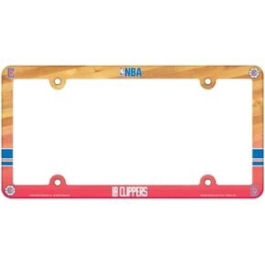 NBA Los Angeles Clippers Full Color License Plate Frame, Team Color, One Size