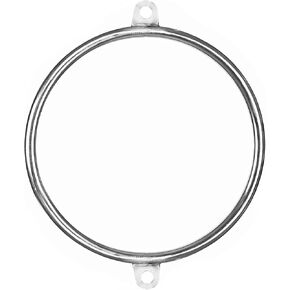 PRIOR FITNESS Mini Lyra Hoop Set, 17 Inch Small Aerial Hoop Kit, Circus Aerial Equipment, Stainless Steel Aerial Yoga Hoop for Home Fitness