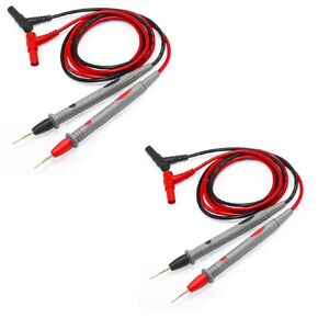 2 Pack 1000V 20A multimeter leads, multimeter leads & Test Lead Kit