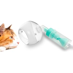 Lying Down Nebulizer Cup and Inhaler Mask for Cats and Small Dogs, Oxygen Mask for Pets (No Nebulizer Device) (M)