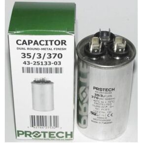 43-23204-04 -Rheem OEM مكثف تشغيل مزدوج بديل دائري 35 + 3 فائق التوهج / MFD 370 فولت in Kuwait