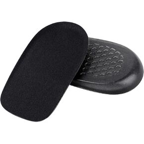 Women's Heel Lifts, 2PCS Gel Height Increasing Insoles Soft Shoe Lifts for Women Girls Uneven Legs 1 Inch Silicone Heel Lifts for Leg Length Discrepancy Comfort Half Foot Insoles for Relieve Heel Pain