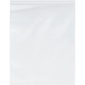 Plymor 16" x 20" (Pack of 100), 4 Mil Heavy Duty Zipper Reclosable Plastic Bags