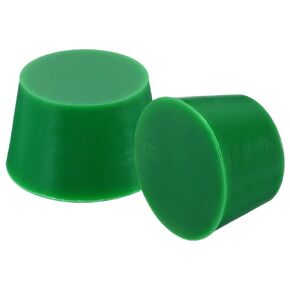 MECCANIXITY Silicone Rubber Tapered Plug 36mm to 43mm Solid Red for Powder Coating, Painting, Anodizing, Plating, Sandblasting, Laboratory Use 2 Pieces