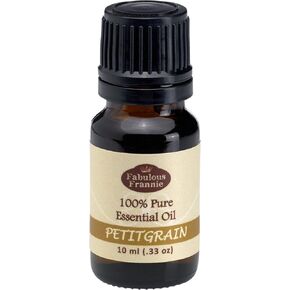 Fabulous Frannie Petitgrain 100% Pure, Undiluted Essential Oil Therapeutic Grade - 10 ml. Great for Aromatherapy!