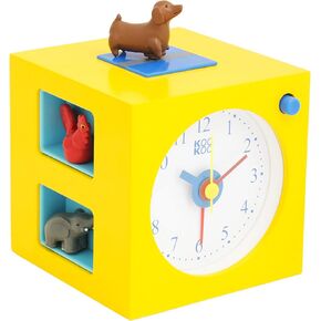 KOOKOO KidsAlarm Yellow, with 5 Different Farm Animals and Their Wake-up Calls (Natural Field Recordings)