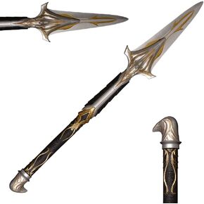 Metal Sword Staff Model 25Inch Cosplay, Anime Show Weapon PropsStainless Steel Paint Unopened Blade