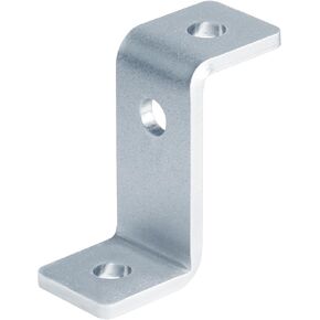 6 Pcs Z Shaped Channel Fitting for 1-5/8" Double Strut Channel, Accept 1/2'' Bolt, Electrogalvanized, Thickness 6mm