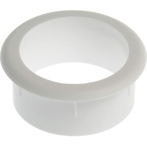 Hillman 59333 Computer Desk Grommet Without Cap, 1-1/2-Inch Diameter, White, 2-Pack