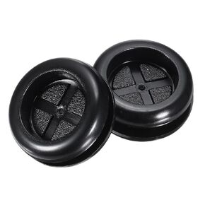 uxcell Rubber Grommet Round Double-Sided Mount Dia 32 mm ID 24 mm for Wire Protection 8pcs