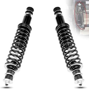 70928-G01 Golf Cart Front/Rear Shock Absorber Kit with Heavy Duty Coil Springs Compatible with 1994-up EZGO Medalist/TXT Gas & Electric Golf Carts Replaces# 76418-G01,70324-G01,76419-G01（BLACK）