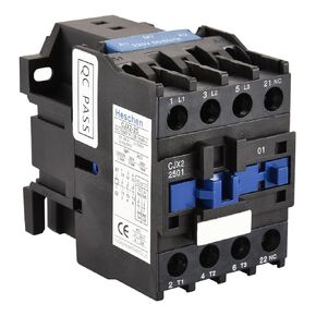 AC Contactor, CJX2-2501, 220V 50/60Hz Coil, 3P, 3 Pole, Normally Closed, Ie 25A, Ue 380V