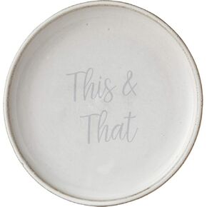SKL Home Farmhouse Speckle Vanity Tray, White