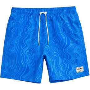 SOLY HUX Men's Swim Trunks Quick Dry Swim Shorts Drawstring Waist Swimwear Bottom Bathing Suits