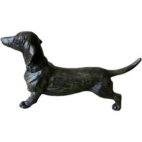 Operitacx 1 PC Ornaments Ornaments for Kids Work Desk Decor Hand Decor Resin Animals Farm Animal Figurines Dachshund Lawn Statue Dachshund Black Dog Decoration Resin Animal Craft Resin Decor