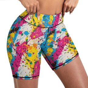 Women’s Biker Shorts High Waist Yoga Shorts for Athletic Workout Sports Running Volleyball Gym Size S-2XL