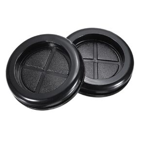 uxcell Rubber Grommet Round Double-Sided Mount Dia 40 mm ID 35 mm for Wire Protection 10pcs