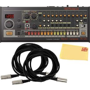 مجموعة آلات الطبول المدمجة من Roland TR-6S مع كابل MIDI